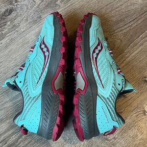 Saucony Trail Excursion TR 15 Trail Running Shoes Teal Womens 7.5 UK 5.5 EU 38.5